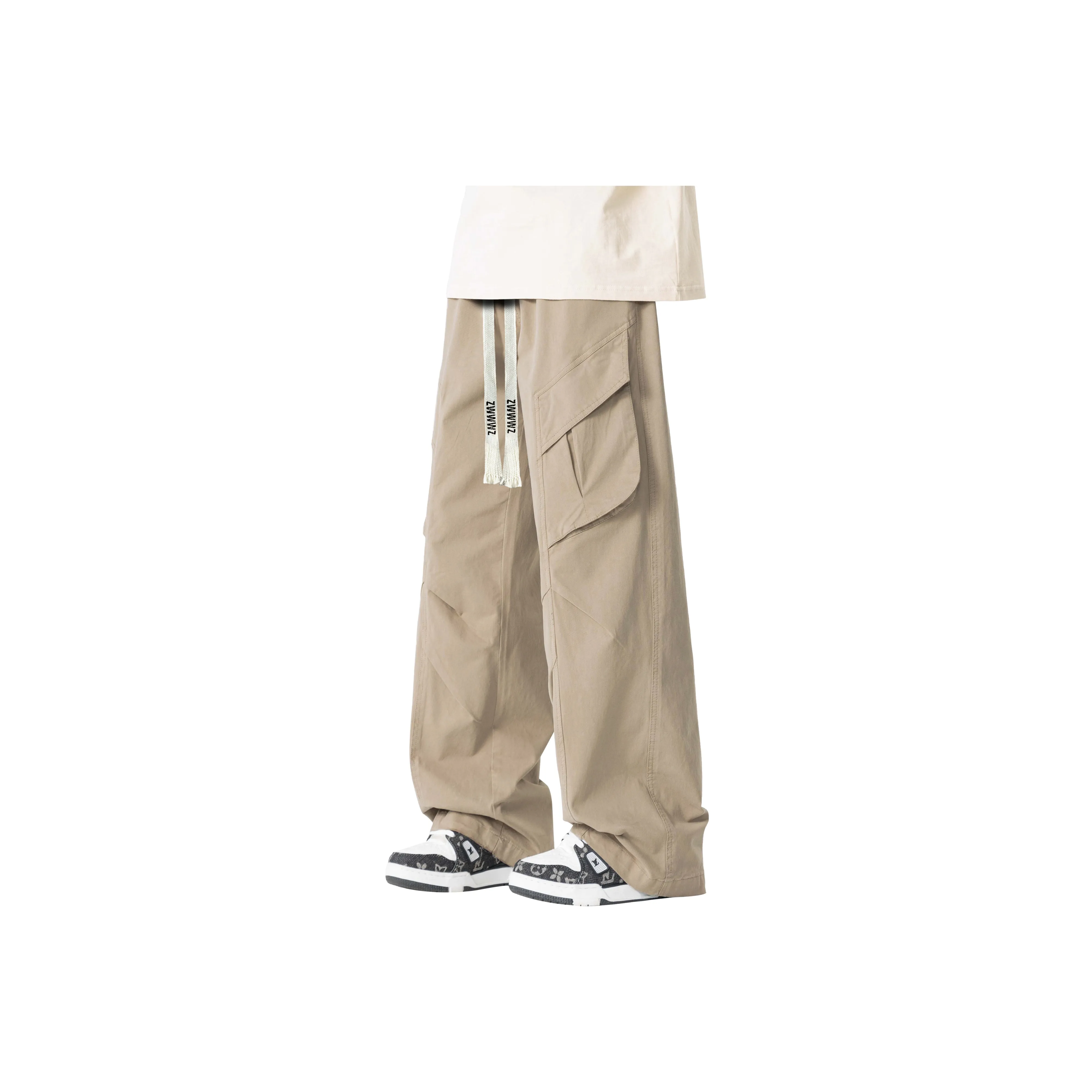 ZWWWZ Унисекс Повседневные Брюки