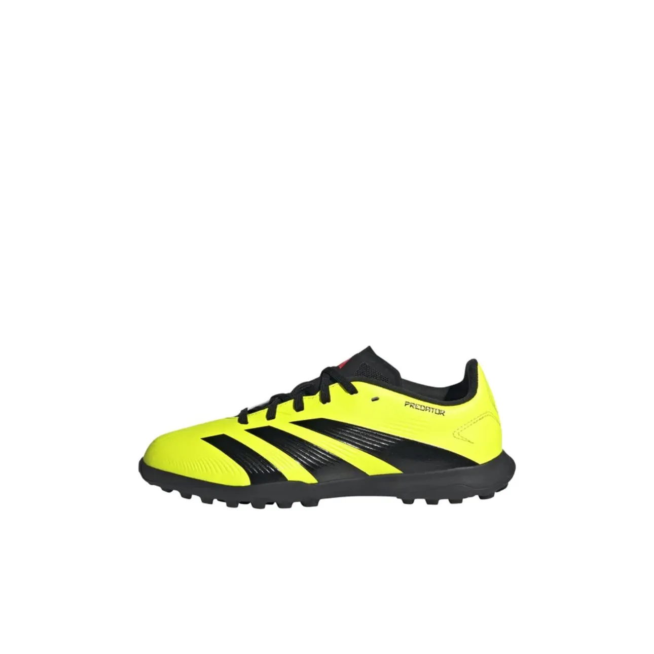 Adidas Predator 24 League 24 League Противоскользящие Анти-KICK Амортизация Низкие Футбольные Бутсы для Детей Черные Желтые Детские