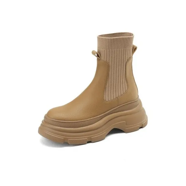 Ботильоны KLJK хаки женские