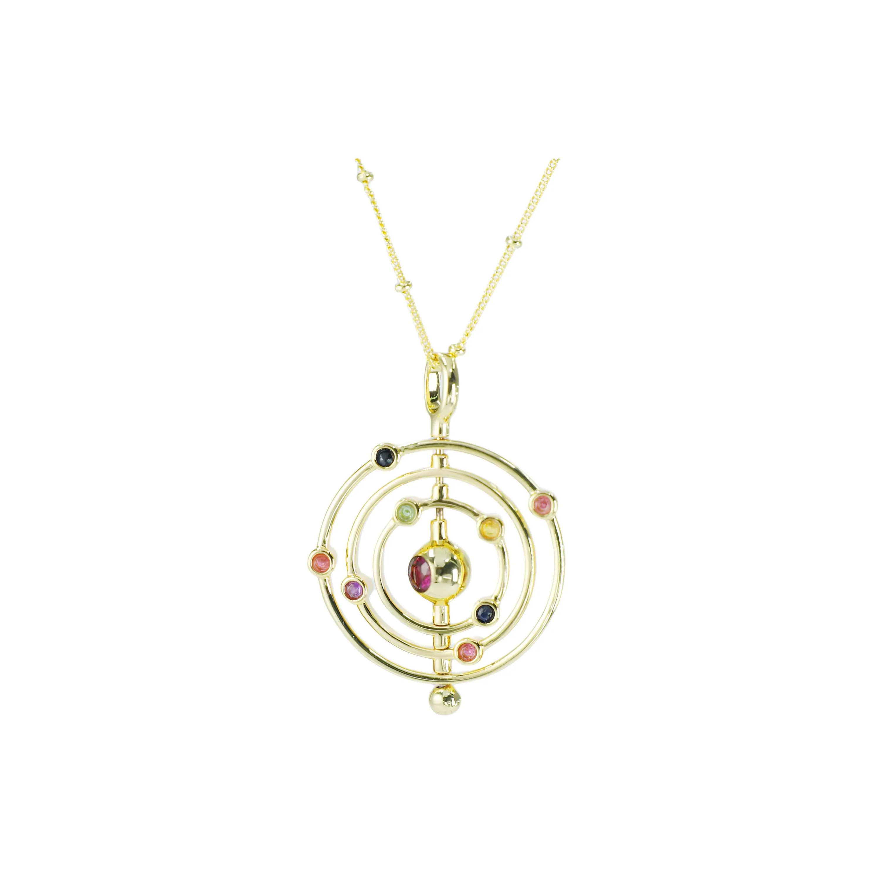 KRATTI Золото-покрытое медное ожерелье унисекс