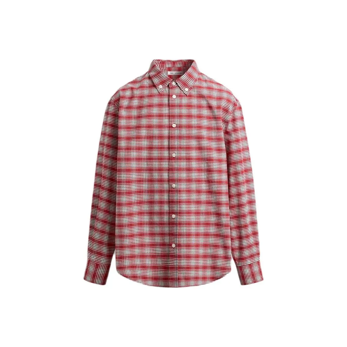 ZARA Red Men's Shirts ZARA Красные Мужские Рубашки