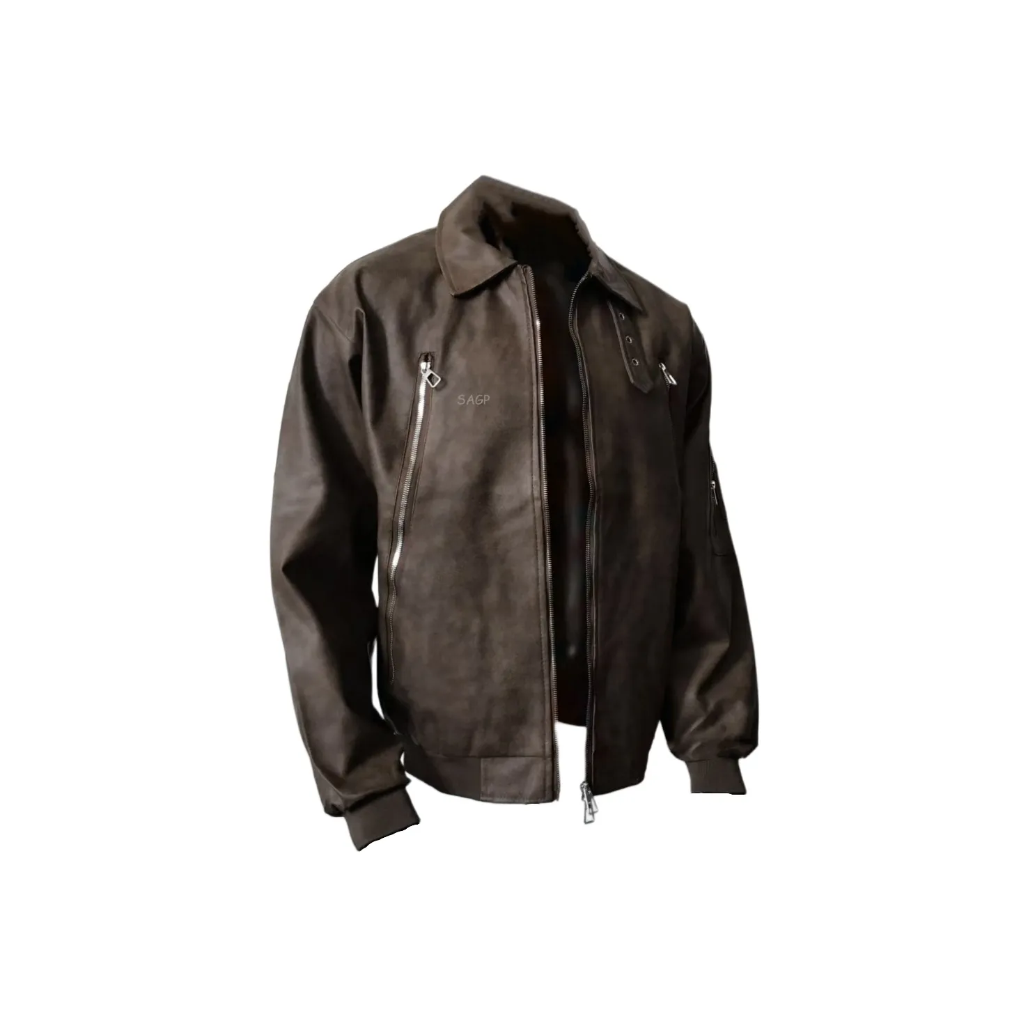 SAGP Унисекс Кожаные куртки