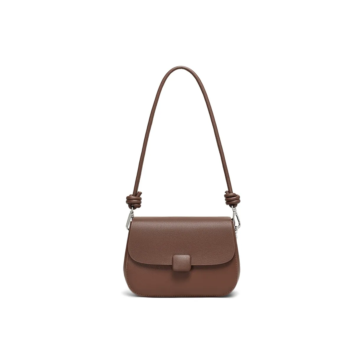 VINEY Сумка через плечо из коровьей кожи стандартная женская кофейного цвета