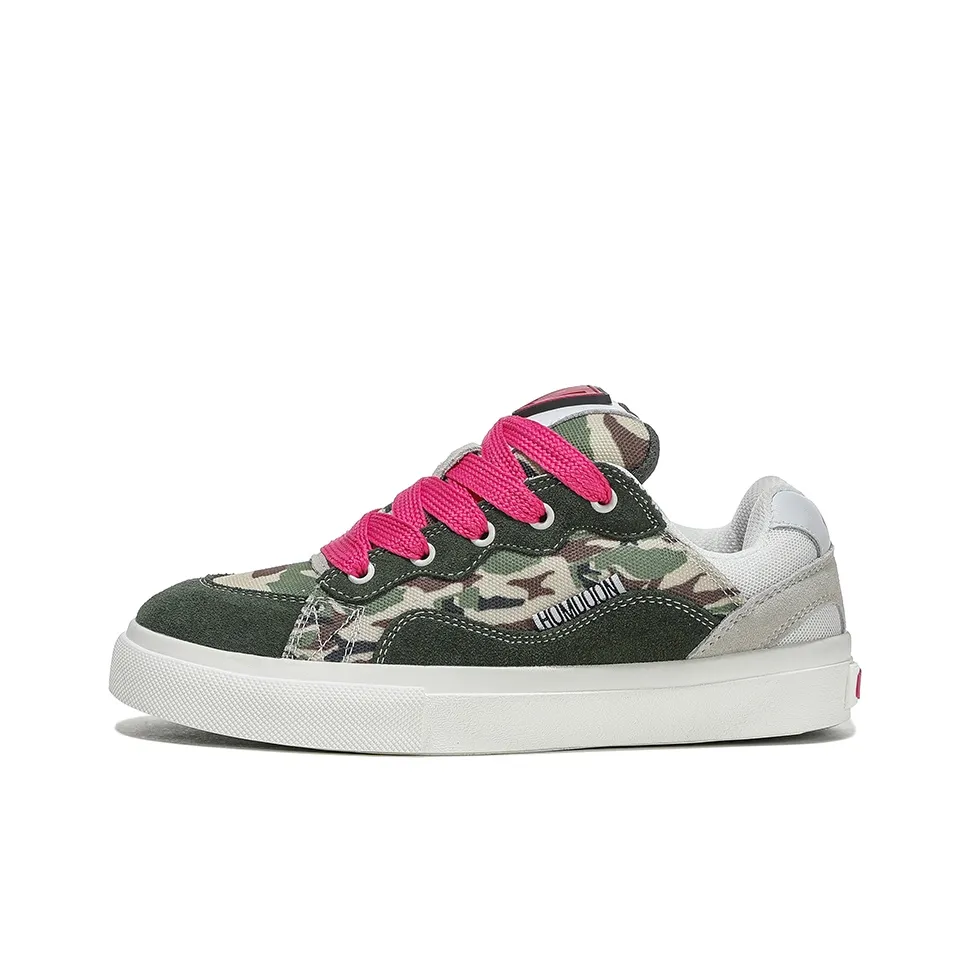 HOMDOON Покрытие Устойчивое к истиранию Низкие Кроссовки для скейтбординга Унисекс Джунгли Камуфляж