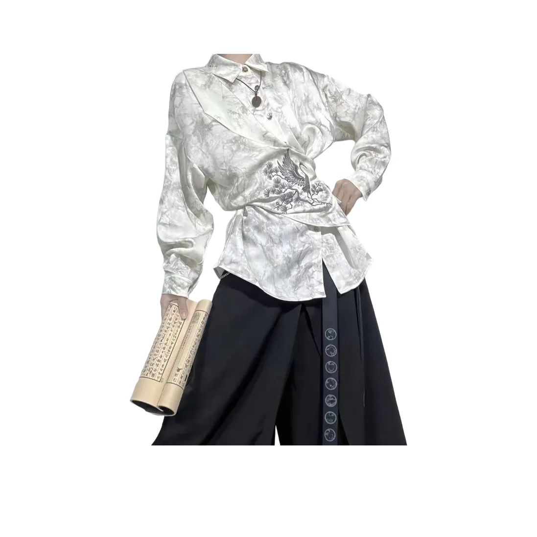 SNEIKLAU Ecru Unisex Рубашки