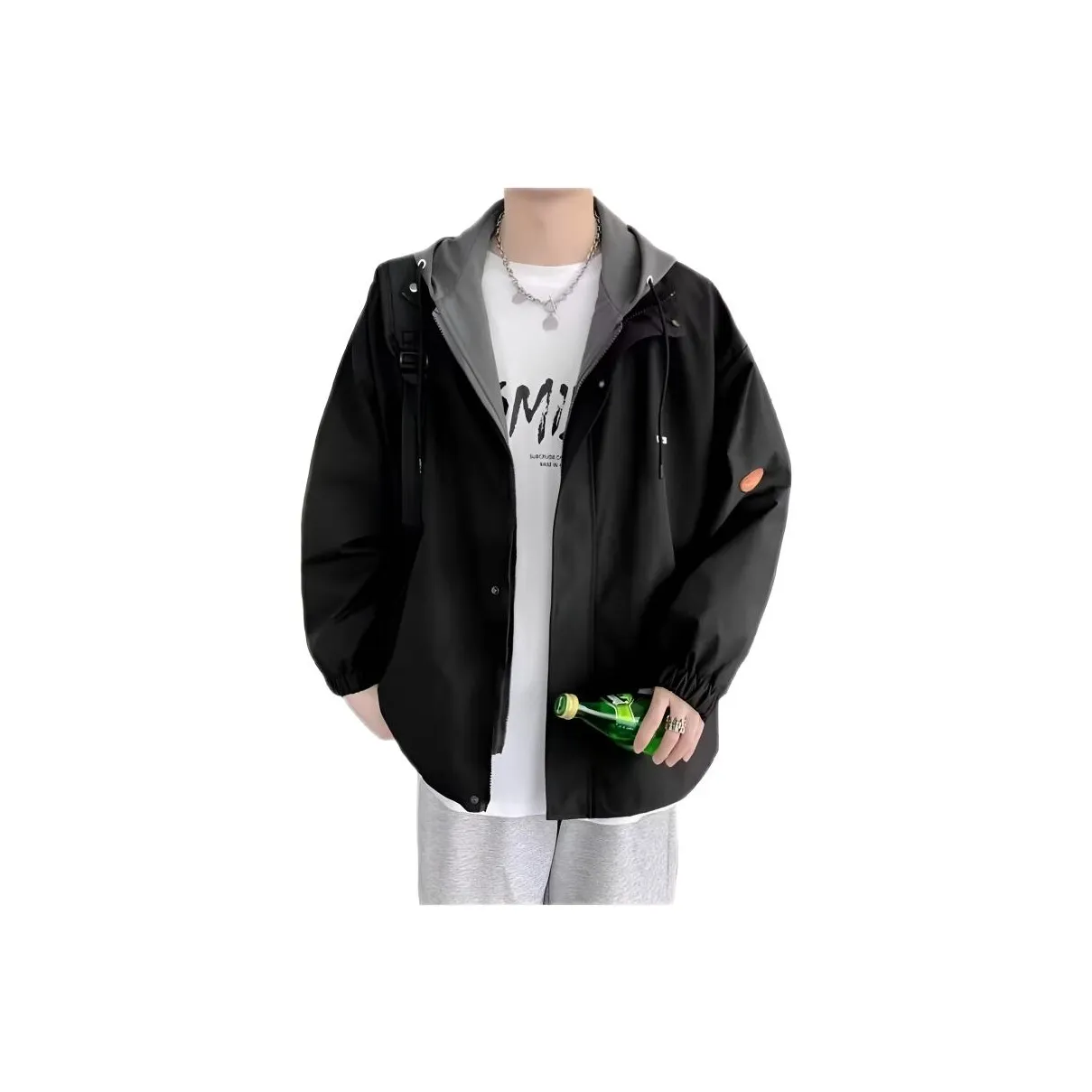 TONYBEAR Осенний Большой размер Рабочий стиль Модный Стильный Свободный крой Модный бренд Подростки Куртка Мужской