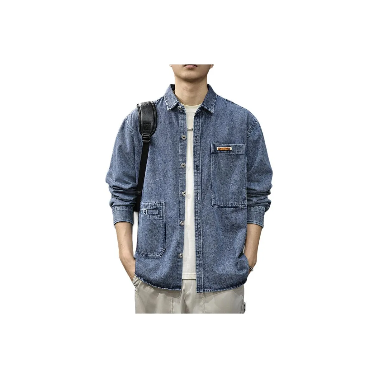 QIANJINNIU Мужские Джинсовые Куртки