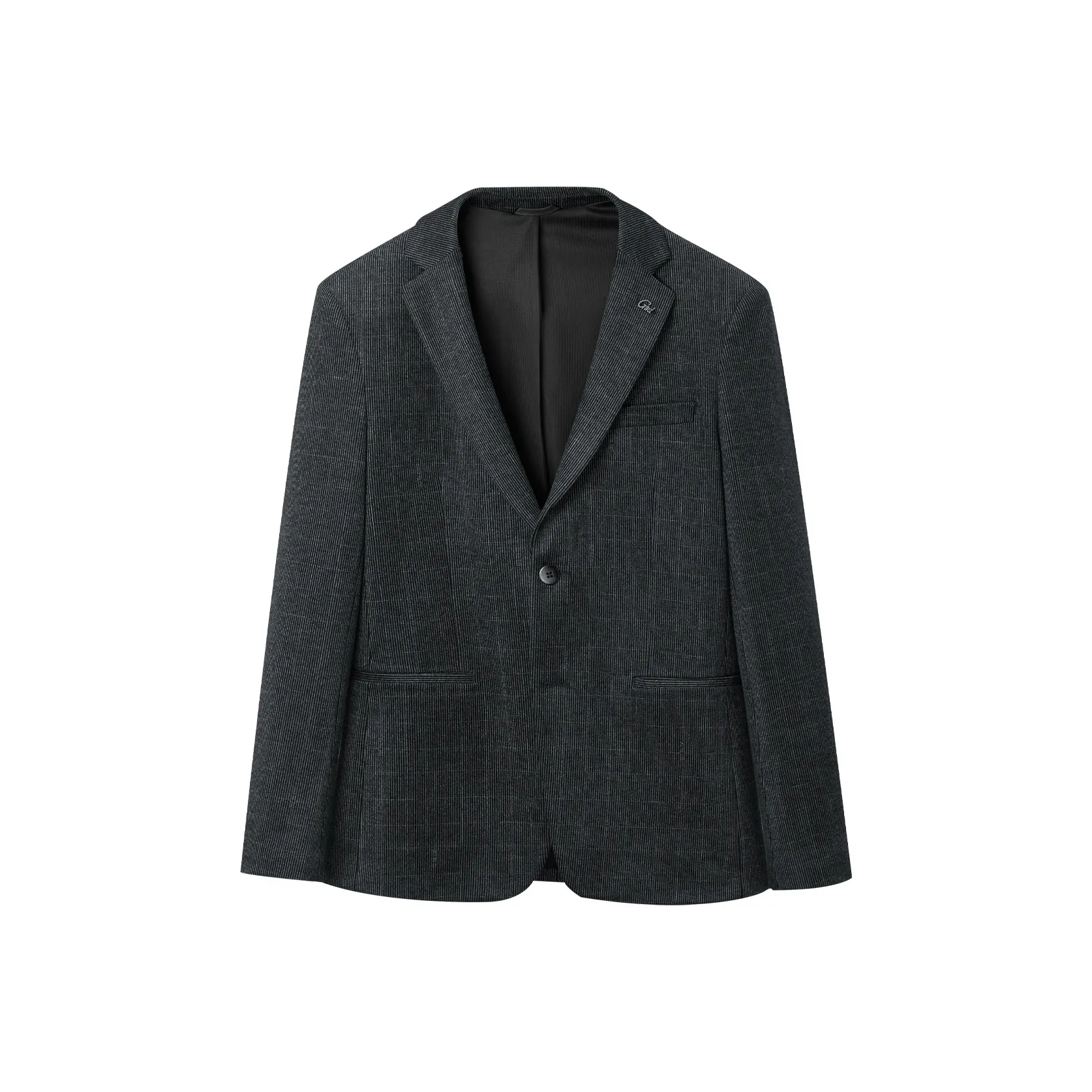 HLA Темно-серый клетчатый узор A3 Мужской деловой костюм