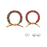 크리스마스 클래식 커플 선물 박스 세트 (포함됨 925 순은 커플 링) RCDW1351