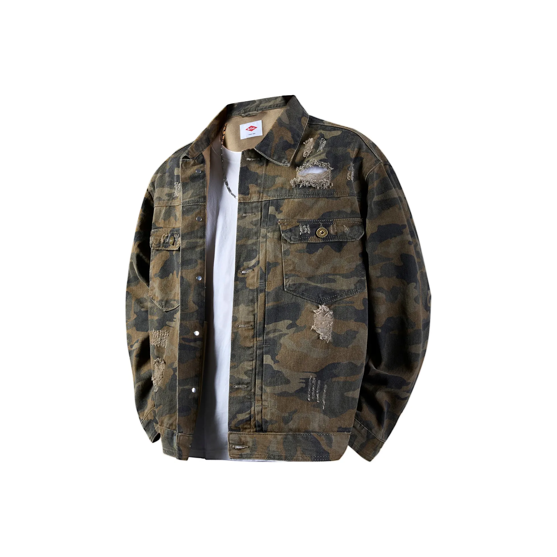 Lee Cooper Длинный рукав пальто мужской