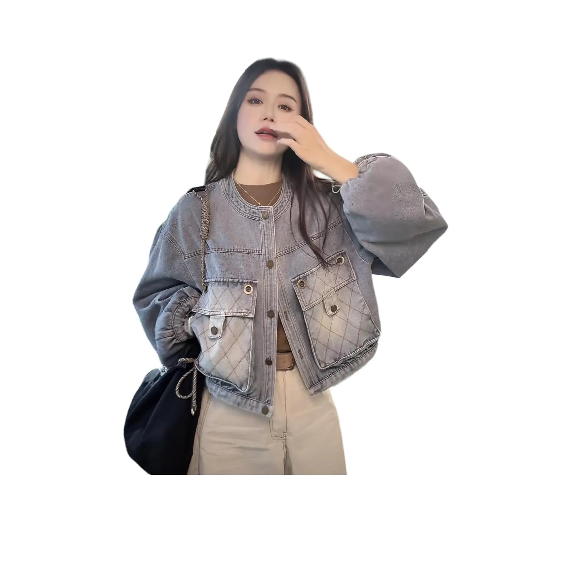 REMOULD Светло-синие Женские Джинсовые Куртки