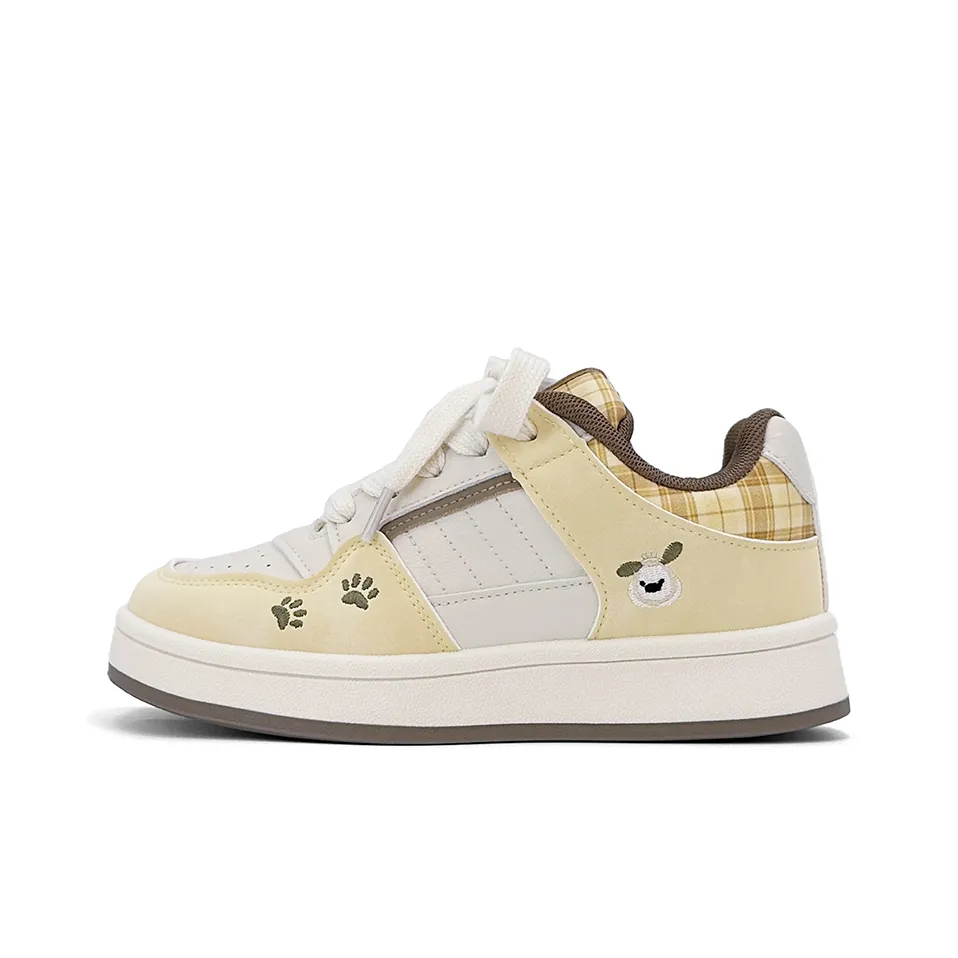 Babak Кампус Милый стиль Пухлые туфли Амортизация Покрытие Низкий топ Кроссовки для скейтбординга Женские