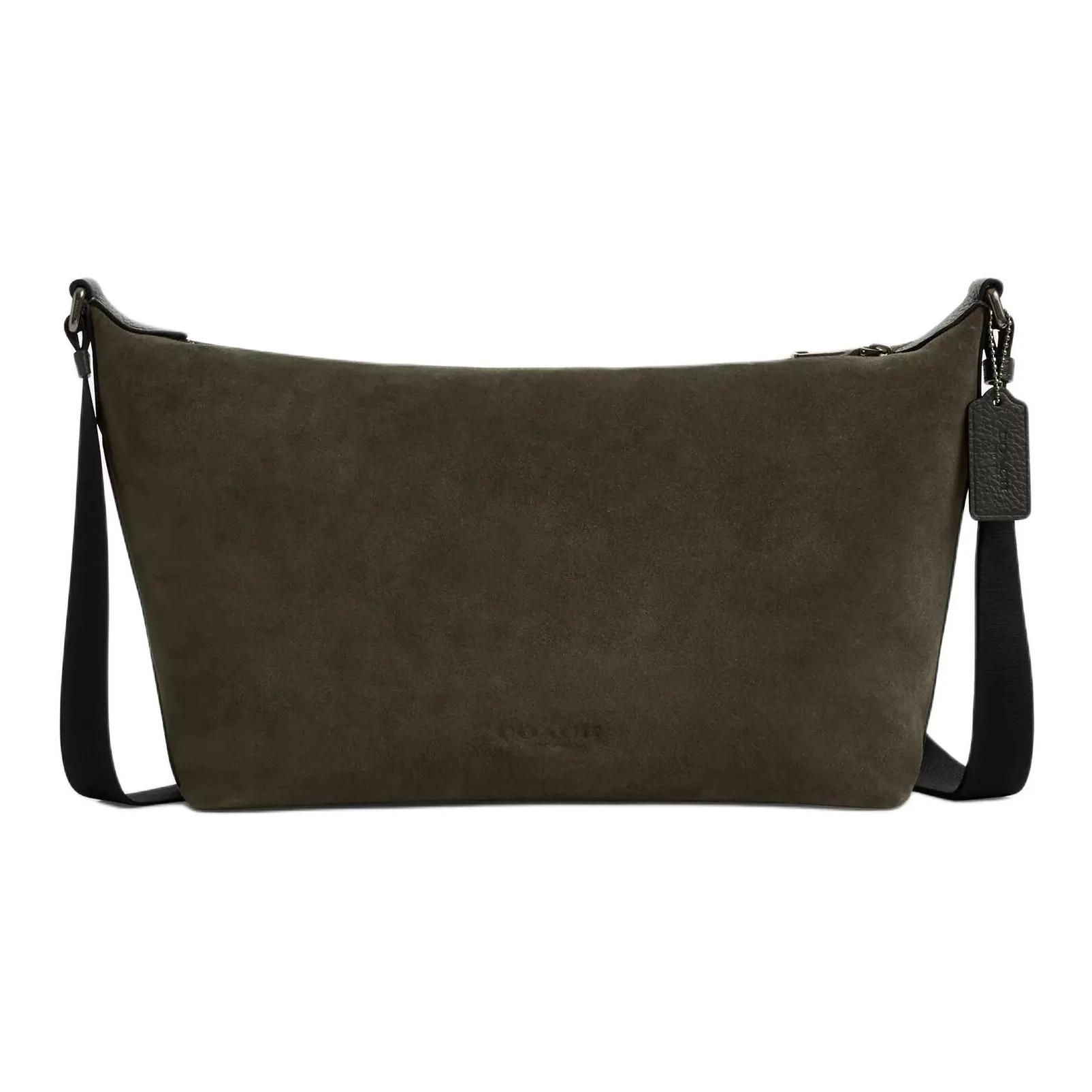 COACH Замша Сумка через плечо Сумка на плечо Большая Мужская Зеленая