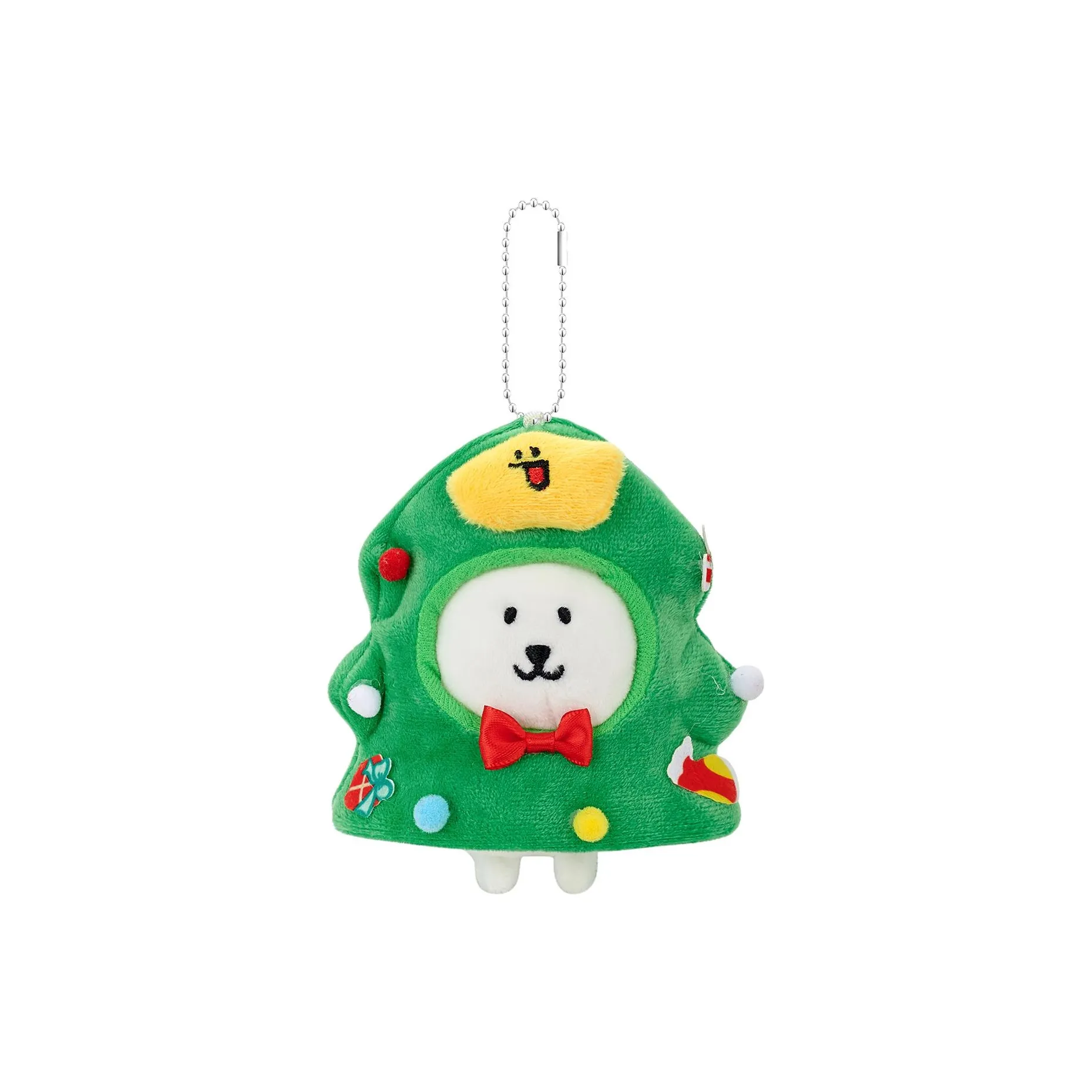 Дружба Смешной Медведь Костюм Рождественские Деревья Плюшевый Брелок 10 см Высота