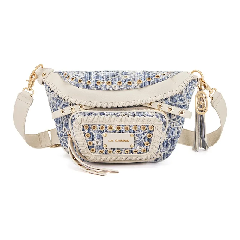 La Carrie Denim Sling Bag Женская Blue