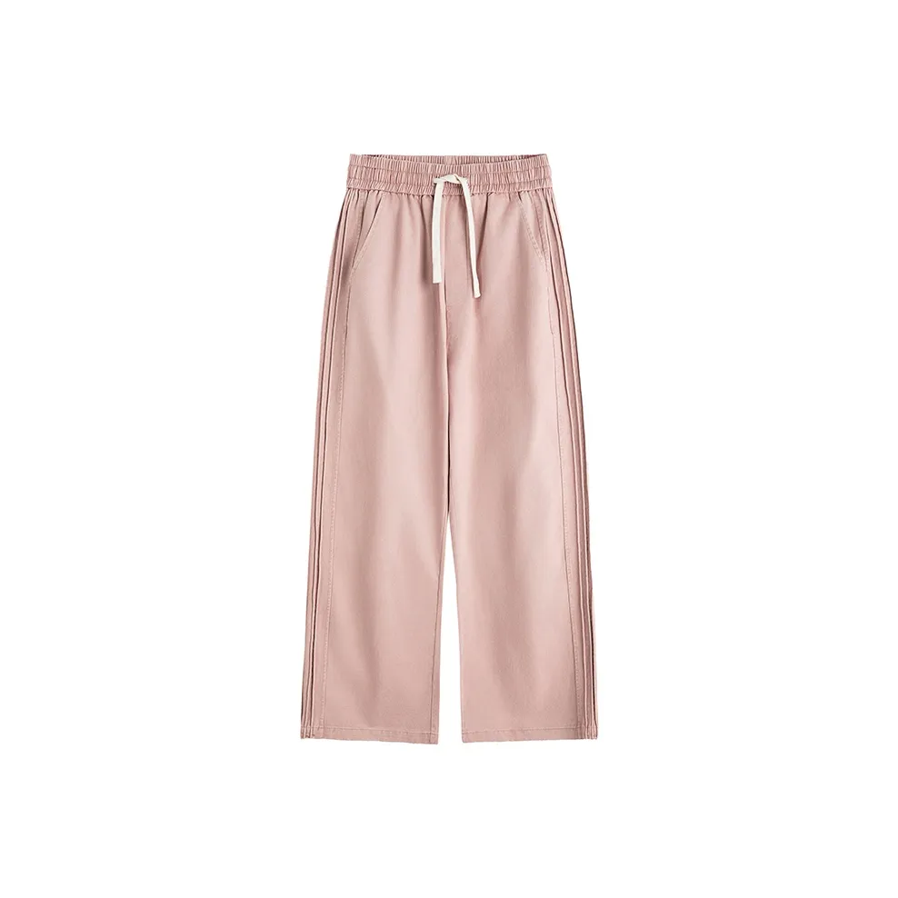 FRLMK Осенний Однотонный Большой размер Шнурок Повседневные штаны Унисекс