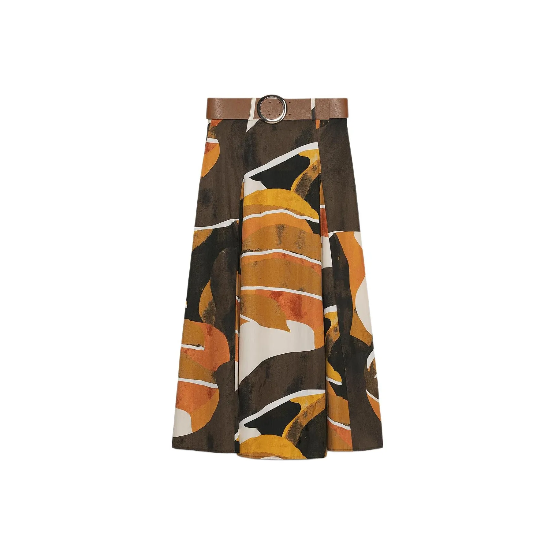 ZARA Многоцветные Женские Повседневные Длинные Юбки
