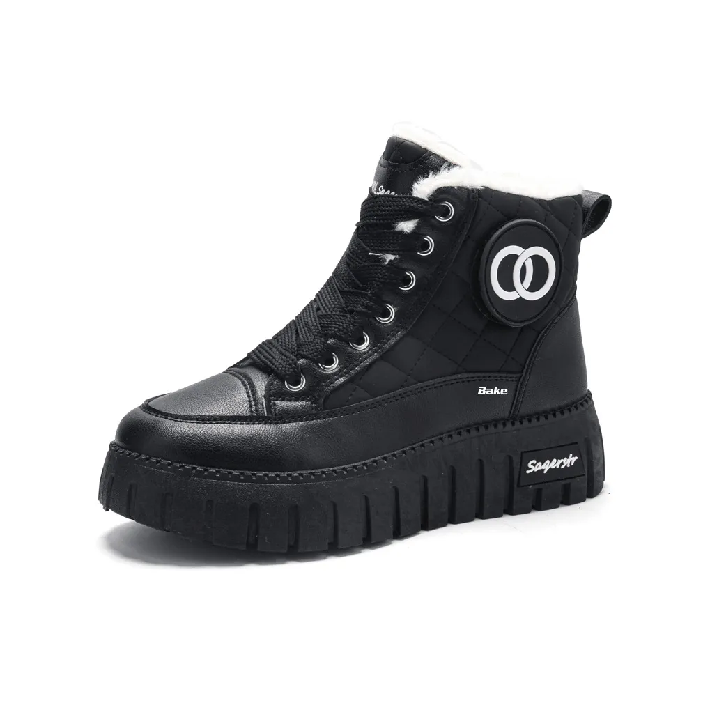 Bake Высокие Топы Утеплённая Обувь Женская