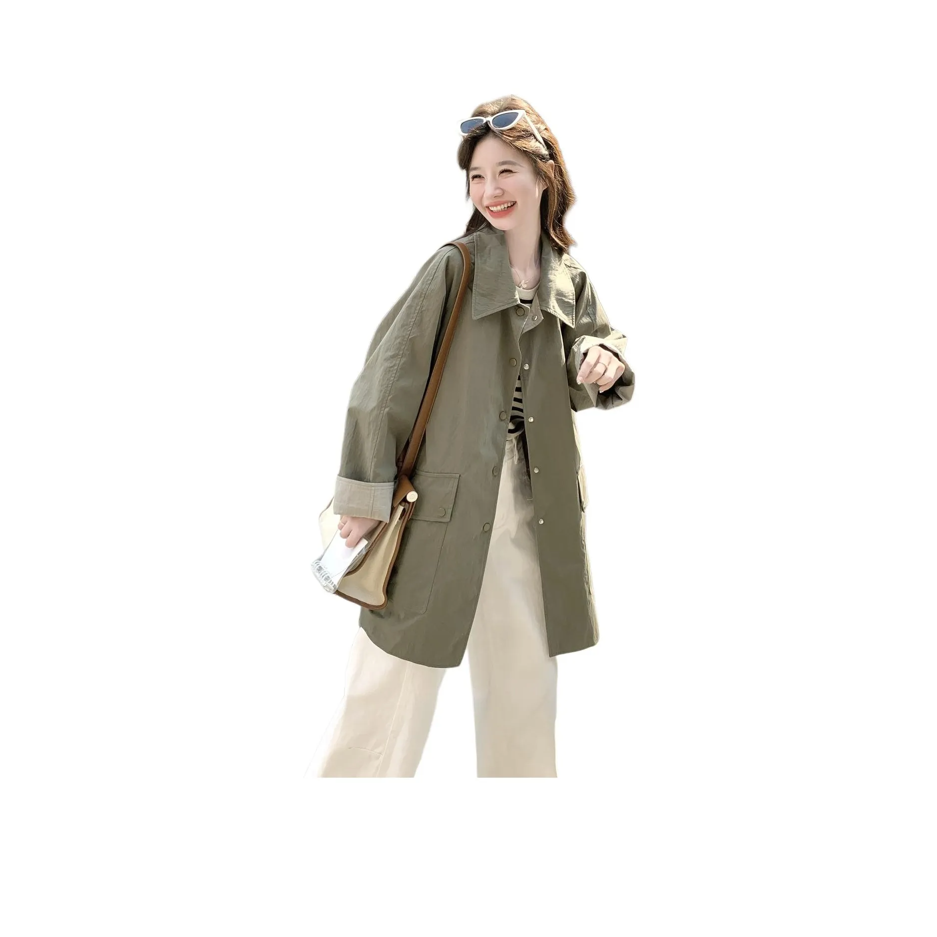 MEXICAN Зеленый Женский Тренч