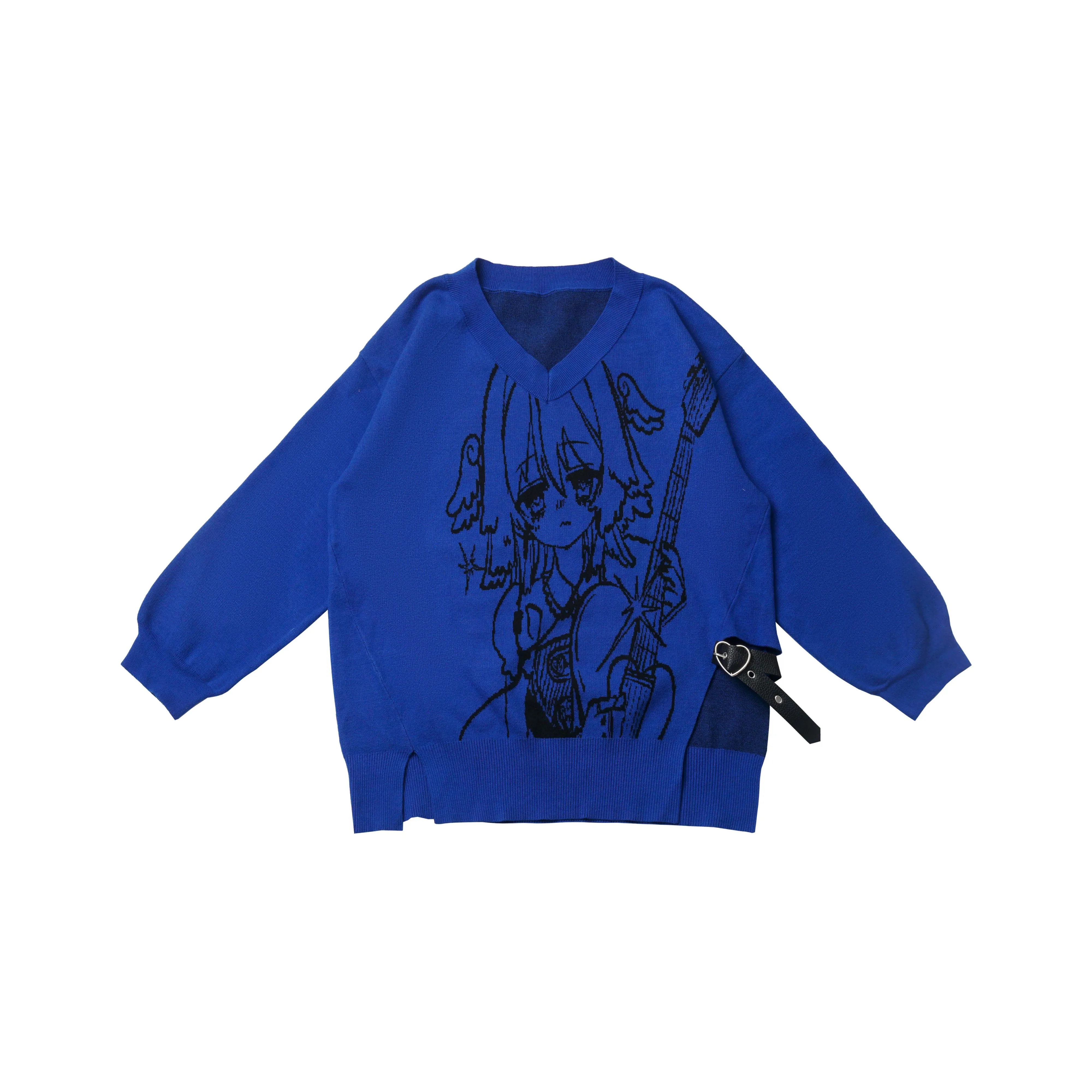 Pink Savior V-Neck Свитер 24W287 Женские Свитера