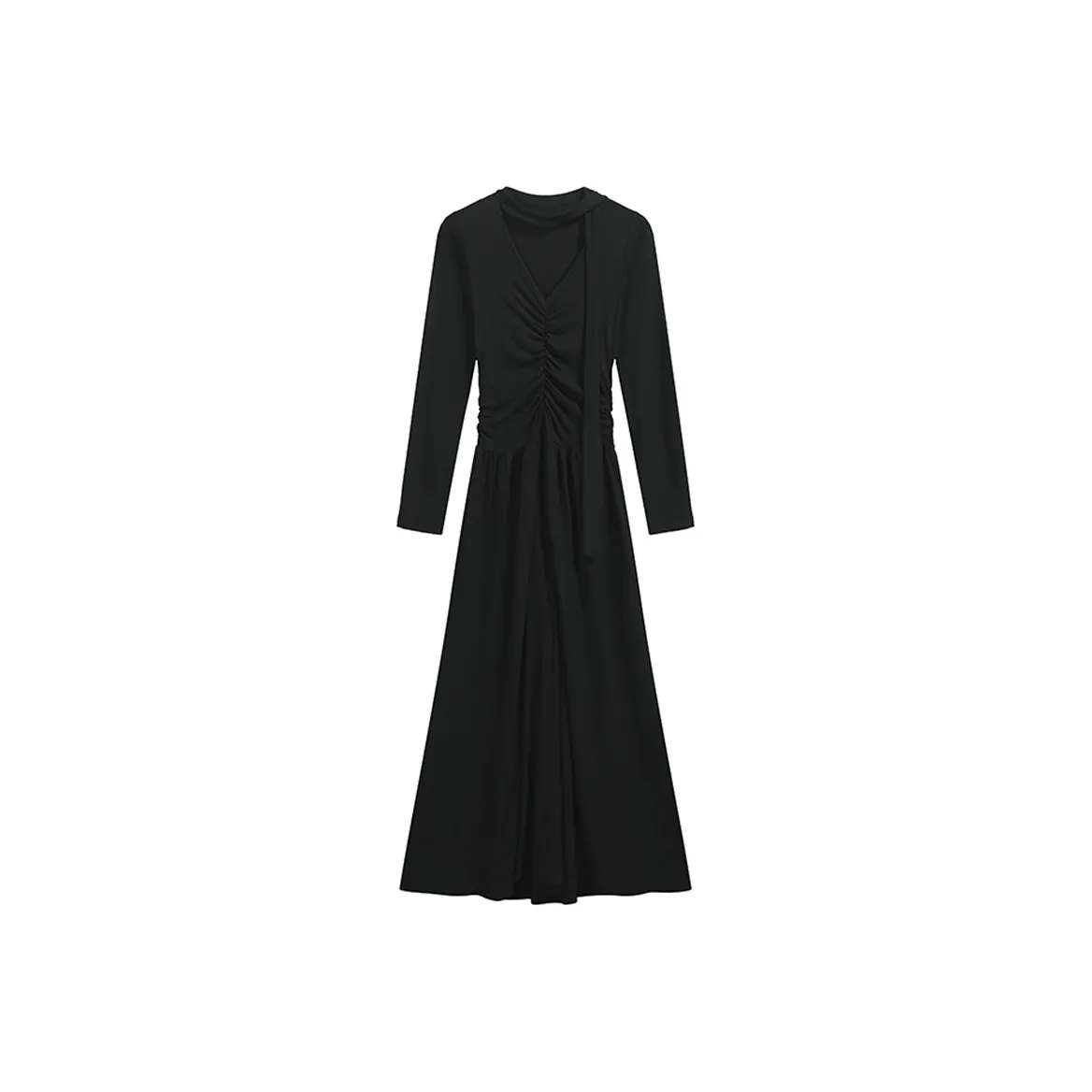 Incolore Длинное платье с длинными рукавами женское