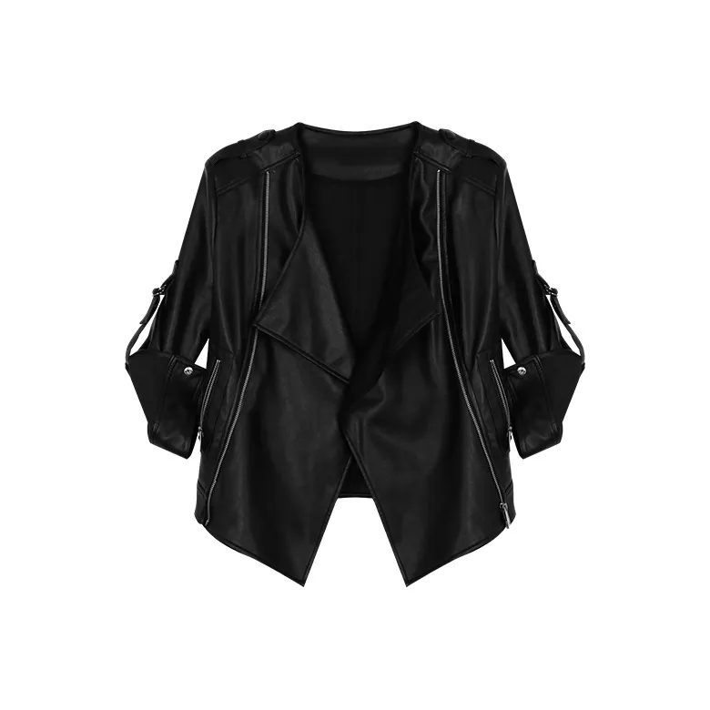 Annie The Темный Child кожа куртка женская