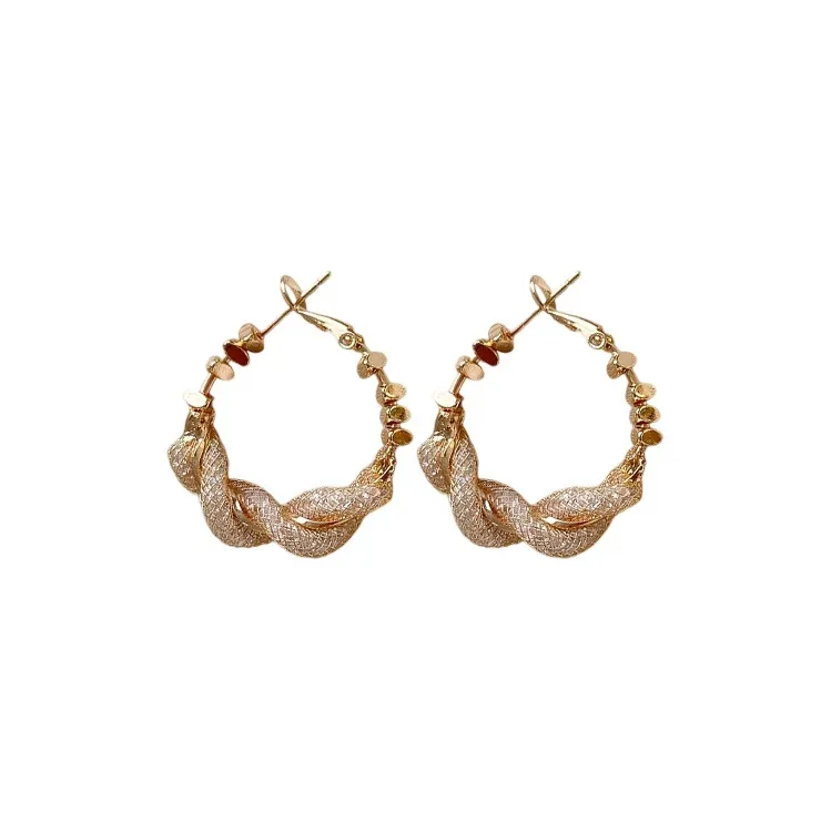 Drejew Сплав с Серьгами с цирконием And Серьги-кольца Набор Женские