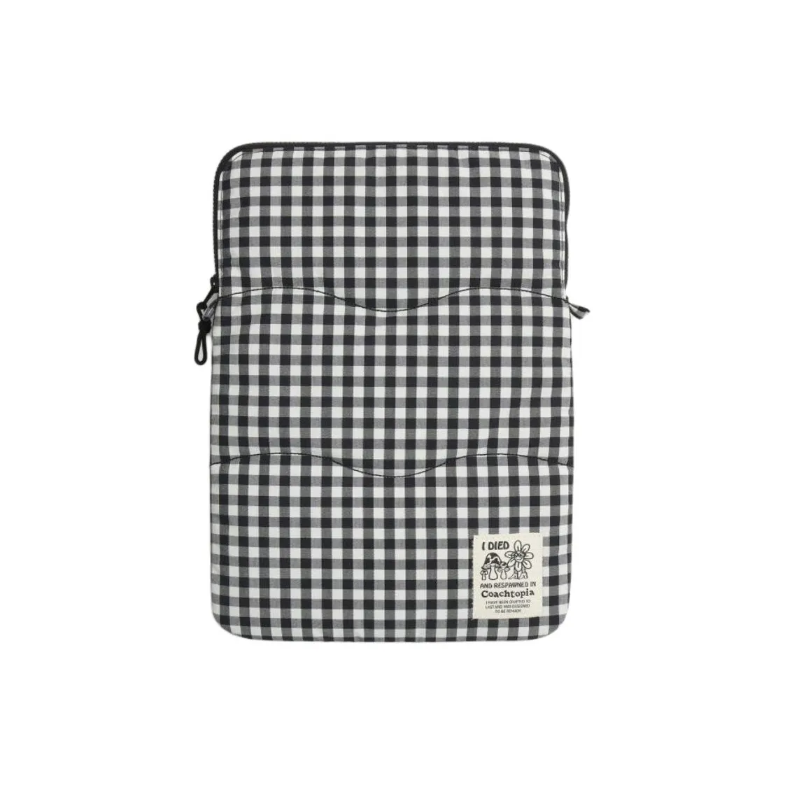 COACH Нейлоновая сумка для ноутбука большая унисекс черный и белый