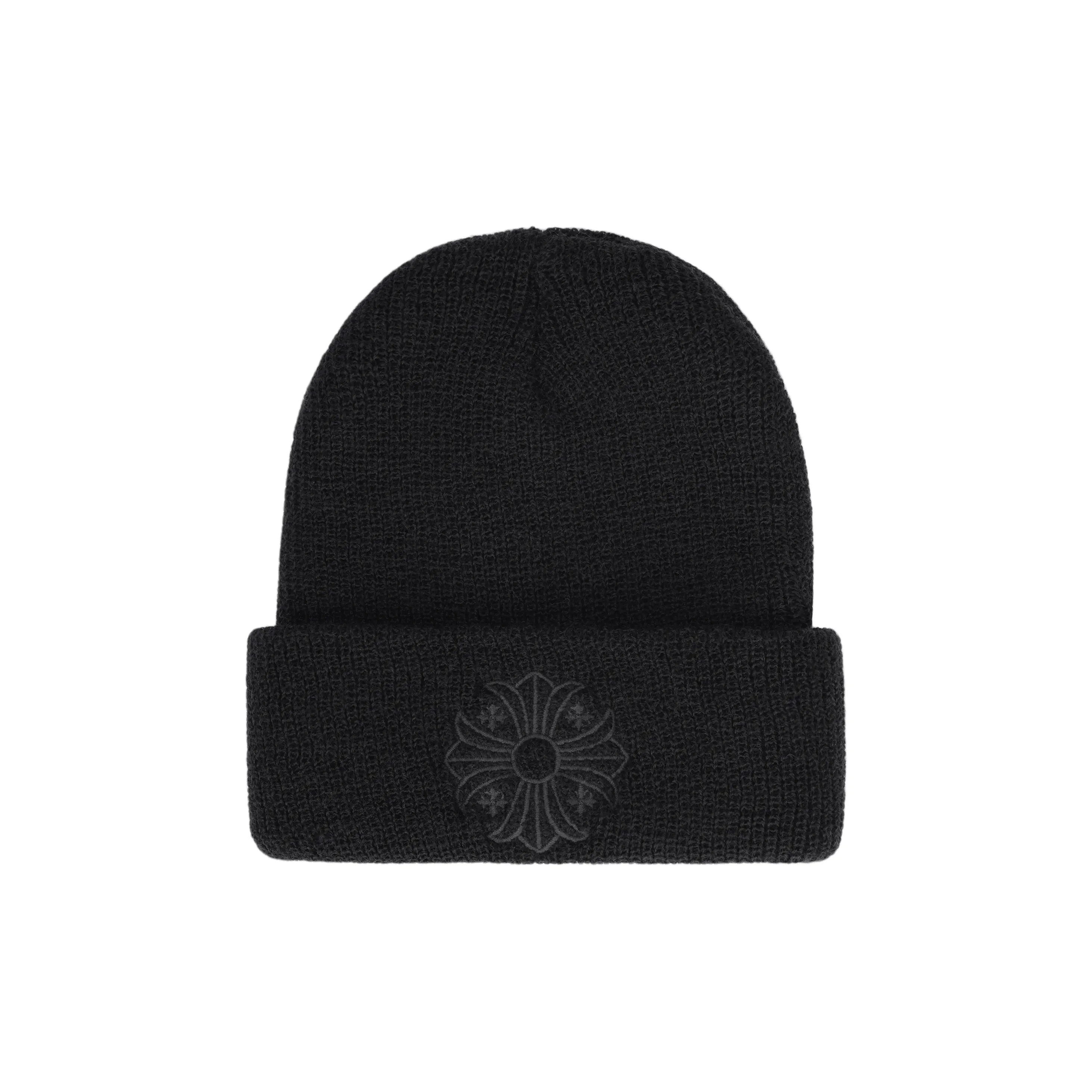 Chrome Hearts Wool Blend Beanies Unisex Black