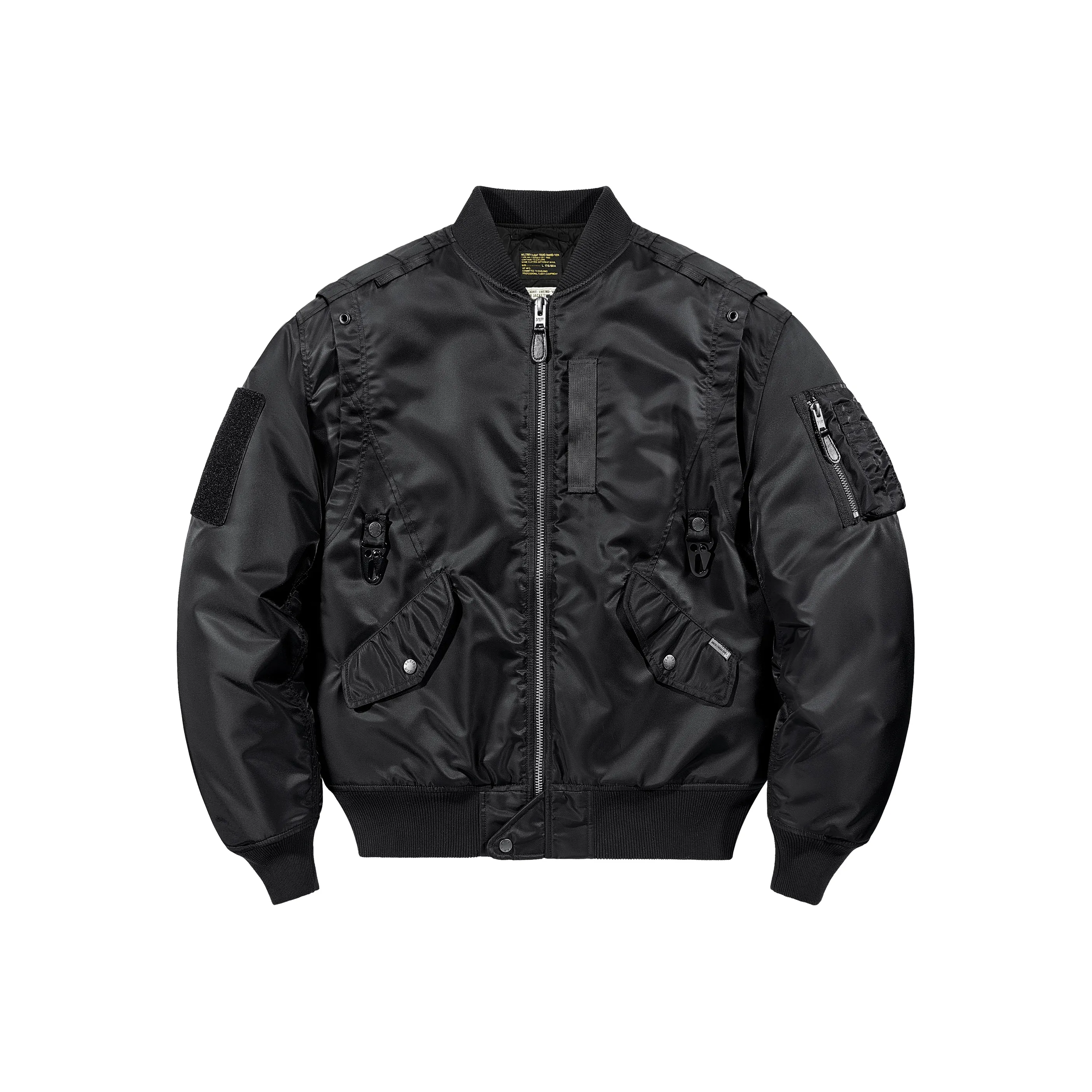 VIP Heavyweight Workwear Multi Pocket Loose Fit American Thickened Puffer Jacket Men's Black