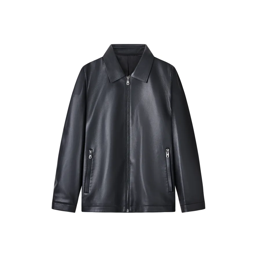 Jiumuwang мужские брюки эксперт FW25 кожа куртка мужская