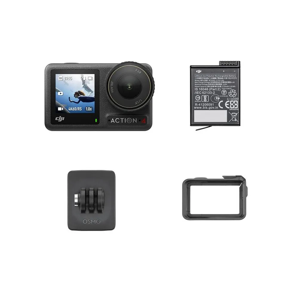 DJI Osmo Action 4 Особенная версия Камера для действий 4K более 6 мегапикселей