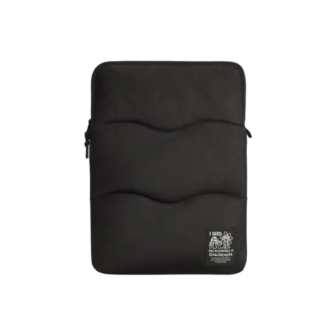 COACH Нейлоновая сумка для ноутбука большая унисекс черная