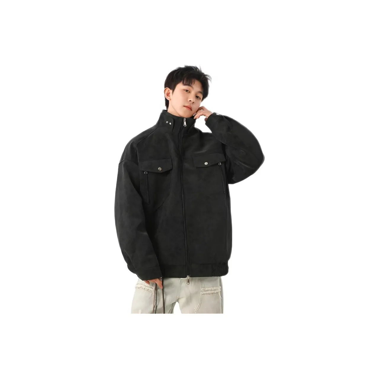 TONYBEAR Элегантность Fashion Heavy Tie Dye Artistic Style Модный Jacket Men's