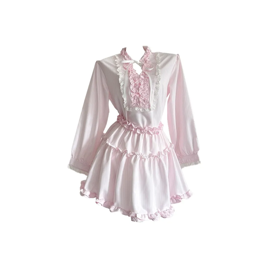 REMOULD Белый персик Розовый комплект Женские Комплекты с юбкой