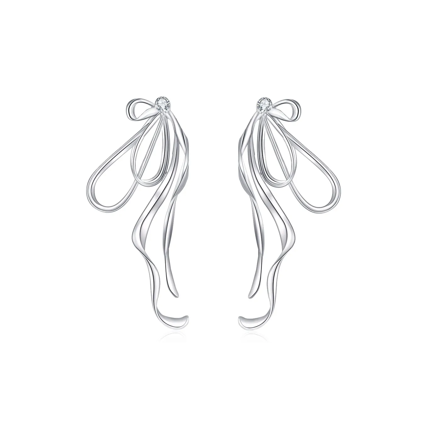 YOUWEI Циркон Премиум Feel Нишевый Мода Универсальная Заколка On Серьги для Несколотых Ушей Женские