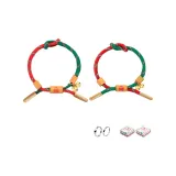 크리스마스 보타이 스타일 커플 선물 박스 세트 (포함됨 925 순은 커플 링) RCDW1353
