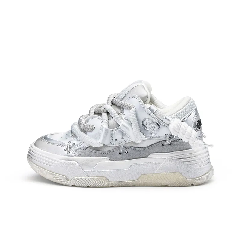 CN Skate Skateboard Shoes Unisex Low top White