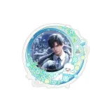 스노우 화이트 클리어 제이드 아크릴 배지 브릭