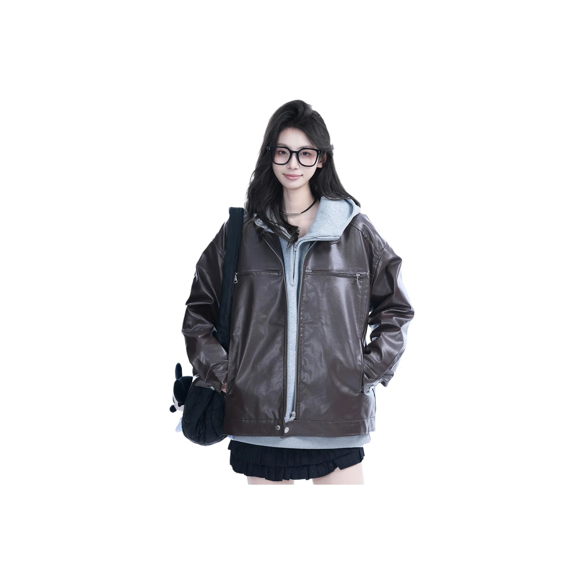 NEVER RULE Кожа Куртка Унисекс