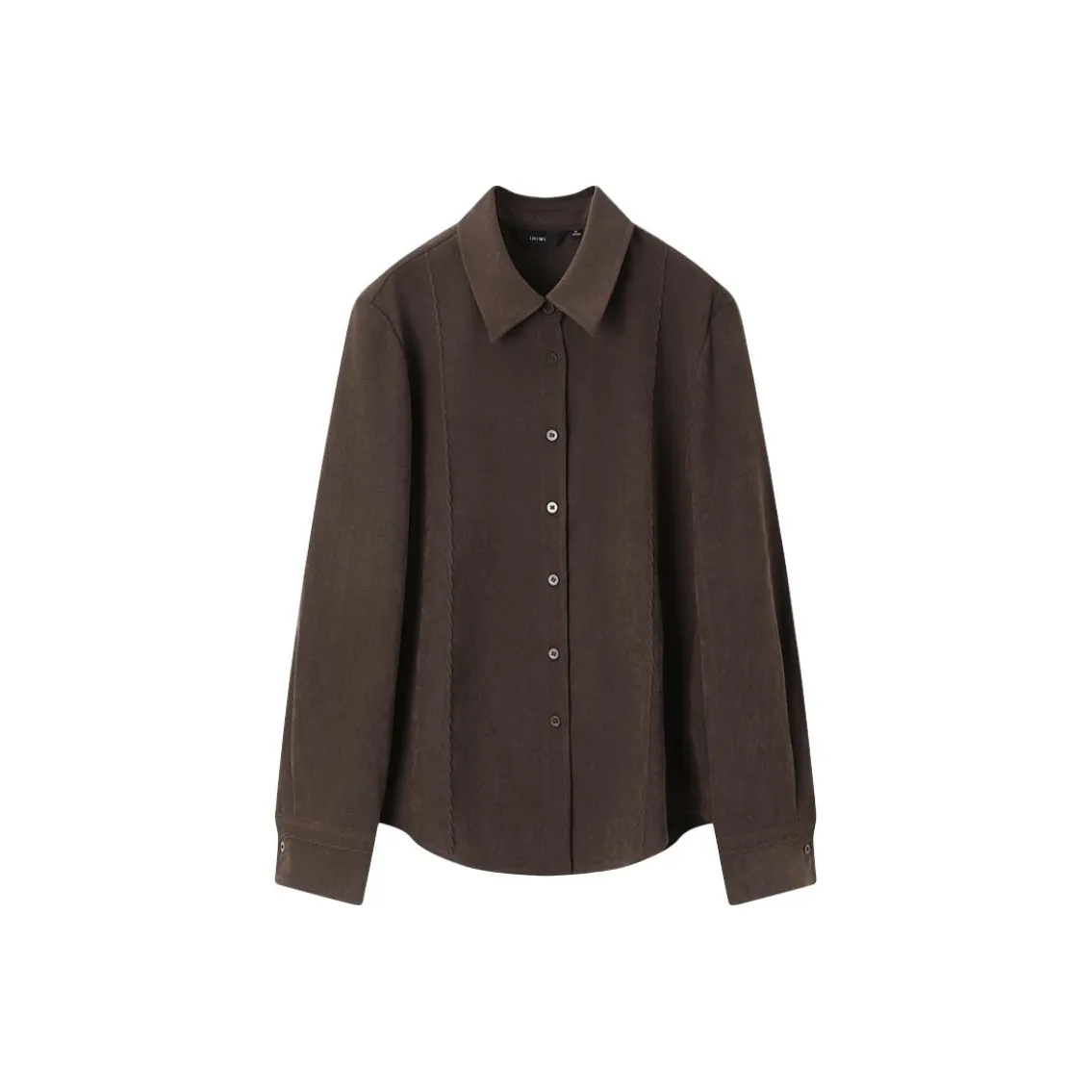 IHIMI Шоколадно-коричневые Женские Рубашки
