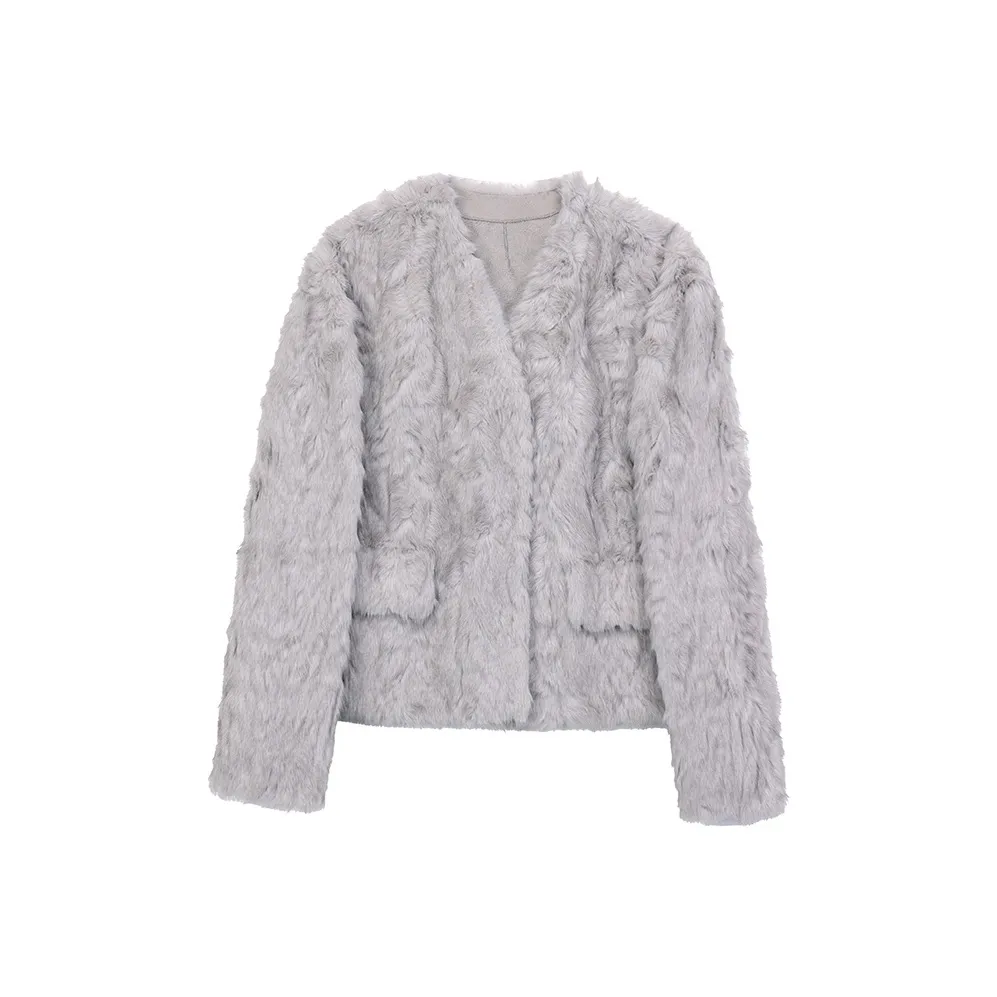 Beast King Искусственный мех Куртка Коллекция из овечьей шкуры Женская