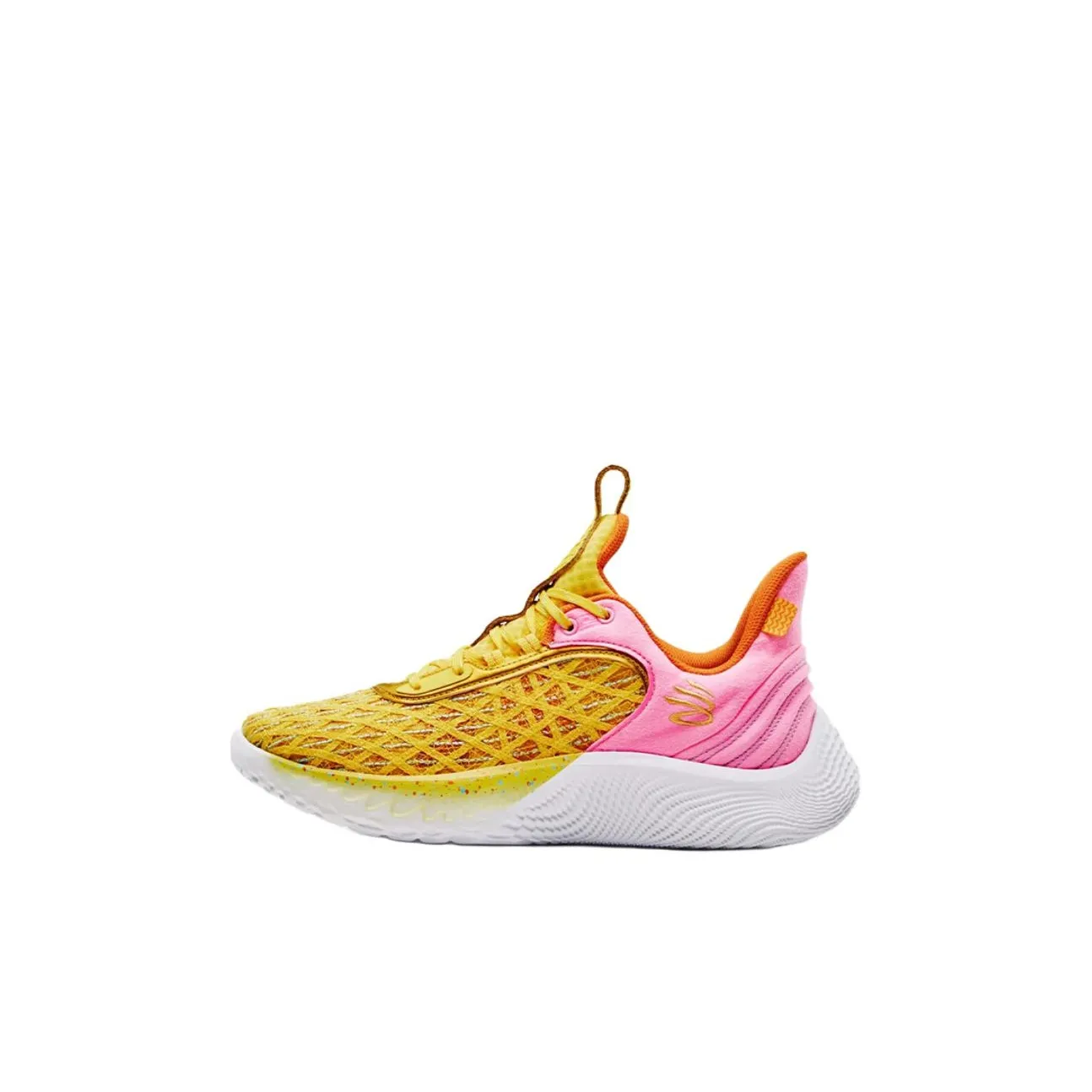 SESAME STREET x Under Armour Curry 9 Low top Performance Basketball Shoes Lemon