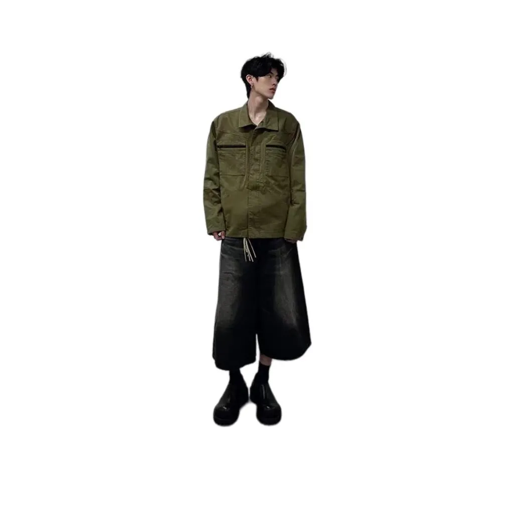 KAIZZGAO Army Green Мужские Куртки