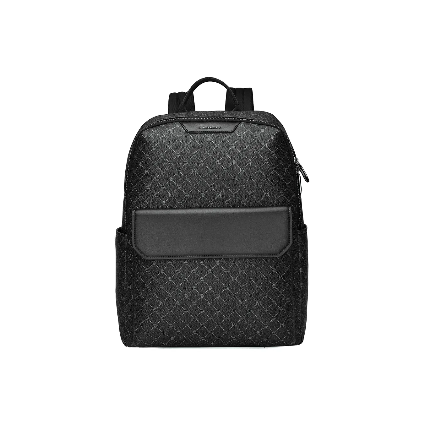 MEXICAN Поливинилхлорид Кожа Ноутбук Сумка Рюкзак Стандартный Унисекс Темно-серый