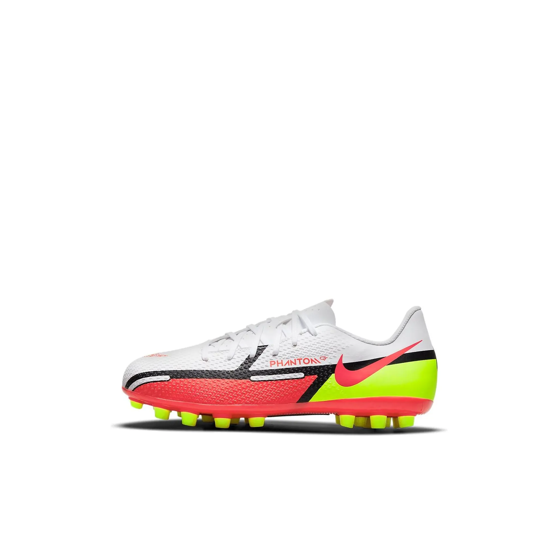 nike Phantom GT 2 ACADEMY AG Low Топ Детские футбольные бутсы Белый и красный Детский