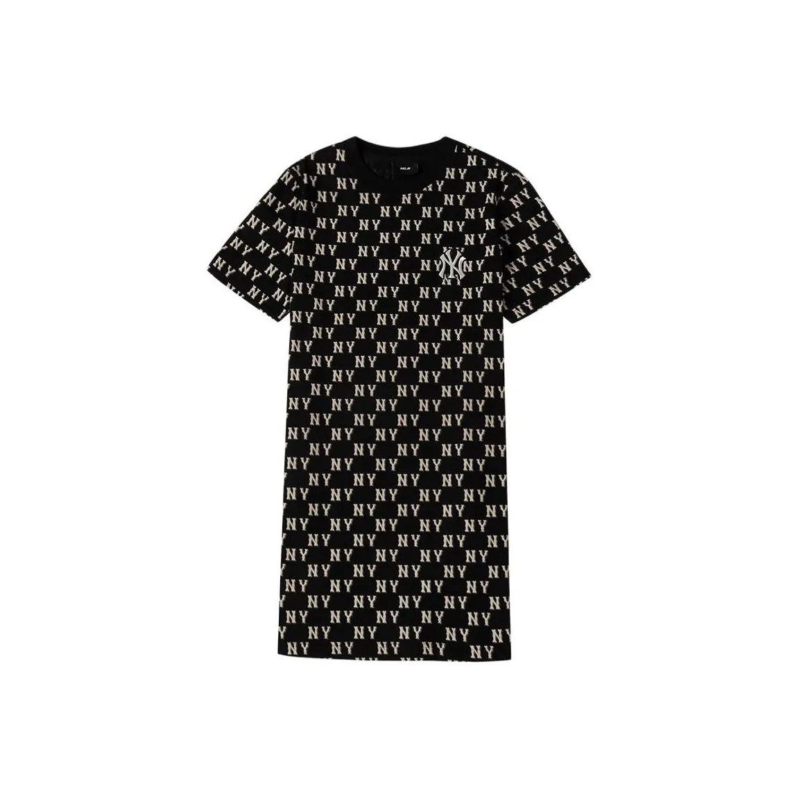 Mlb Base Logo Повседневная Длинная Юбка Женская Черная