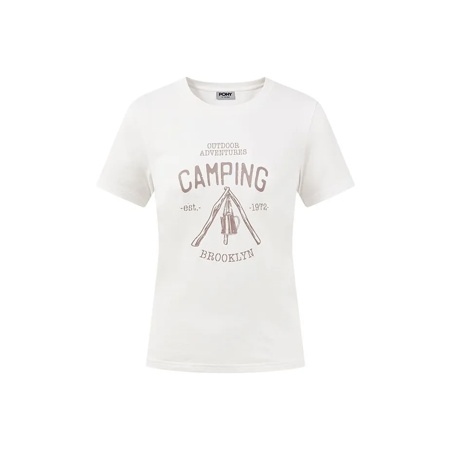 Pony Белый Женские T-рубашки