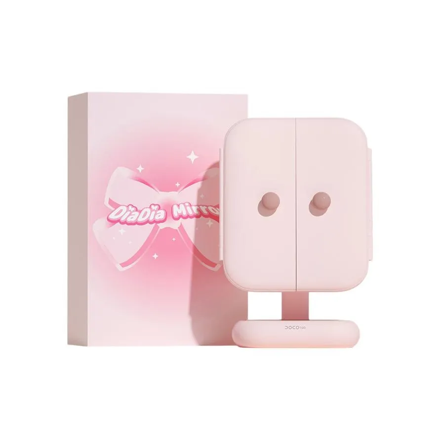 DOCO LAB Зеркало для макияжа LED Настольное Портативное Зеркальце