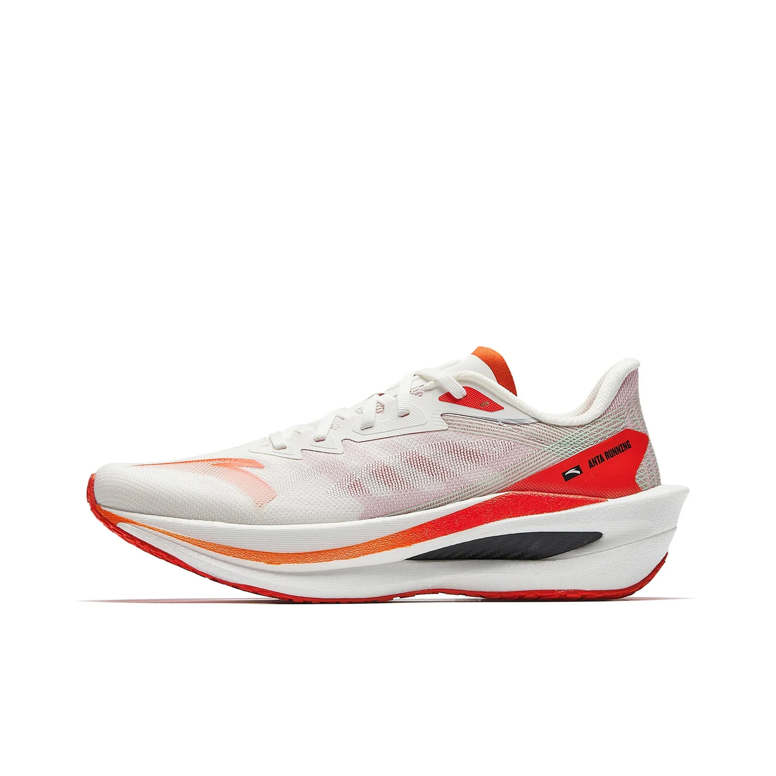 ANTA Wind 2 Беговые кроссовки Низкий топ Айвори Белый Пламя Оранжевый Красный Lingbo Зеленый 6 Мужской